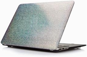 img 4 attached to 🎉 Shiny Silver Funut Case for MacBook Pro 15 A1286 - Stylish Leather cover for MacBook Pro 15 Inch A1286 with CD Drive, offering optimum protection