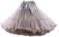 puffy petticoat ribbon ballet pettiskirts women's clothing logo