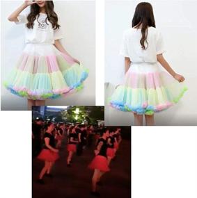 img 1 attached to Puffy Petticoat Ribbon Ballet Pettiskirts Women's Clothing