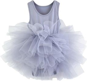 img 4 attached to Ballet Tutu Gymnastics 4 Layers Leotard Sports & Fitness in Other Sports