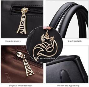 img 1 attached to Genuine Leather Handbags Constructed Shoulder Women's Handbags & Wallets