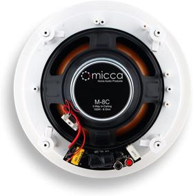 img 1 attached to 🔊 Micca M-8C 8 Inch 2-Way In-Ceiling In-Wall Speaker (Refurbished)