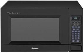 img 1 attached to 🔘 Amana 2.0 Cubic Feet Black Countertop Microwave, Model AMC2206BAB