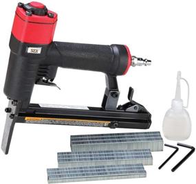 img 4 attached to 🔨 Pneumatic Upholstery Stapler: 3PLUS H7116LSP KT - Fast and Precise Stapling for Upholstery Projects