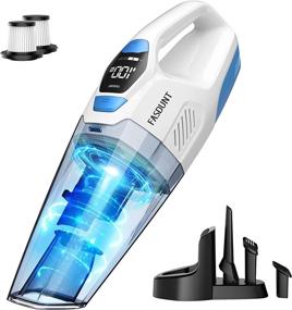 img 4 attached to Cordless Rechargeable Vacuum with Powerful Suction - FASDUNT
