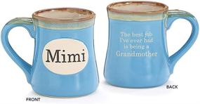 img 1 attached to Exquisite LIGHT BLUE MIMI MESSAGE PORCELAIN: The Perfect Gift With a Personal Touch