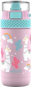 img 4 attached to Ello Stainless Steel Bottle Llamas