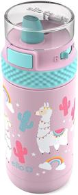 img 1 attached to Ello Stainless Steel Bottle Llamas