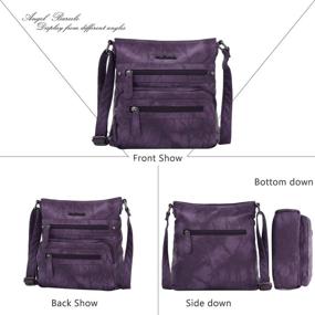 img 2 attached to 👜 Angel Barcelo Crossbody Handbags for Women - Crossover Style in Shoulder Bags with Matching Wallets