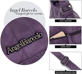 img 1 attached to 👜 Angel Barcelo Crossbody Handbags for Women - Crossover Style in Shoulder Bags with Matching Wallets