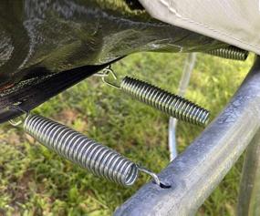 img 2 attached to 🛍️ Vicsun Trampoline Springs: Galvanized Steel Replacement Springs with T-Hook – Available in 6.5 inch and 5.5 inch Sizes – Heavy Duty Springs Pack