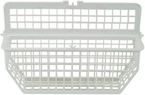 img 3 attached to 🧺 Whirlpool 3370993RB Dishwasher Silverware Basket in White: Optimal Organization and Convenience