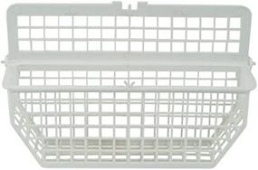 img 1 attached to 🧺 Whirlpool 3370993RB Dishwasher Silverware Basket in White: Optimal Organization and Convenience