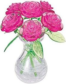 img 2 attached to 🌹 Captivating and Challenging: Original 3D Crystal Puzzle Roses for All Puzzle Enthusiasts