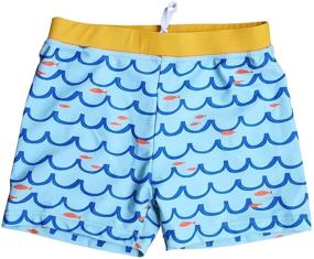 img 2 attached to Get Your Toddler Ready for Swimming with Bonverano Boardshorts Trunks Octopus Boys' Clothing