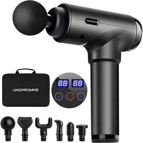 img 4 attached to 💪 Unopromns Massage Gun: Powerful Deep Tissue Muscle Massager with 20 Speeds and 6 Massage Heads - Perfect for Athletes, Pain Relief, and High-Intensity Vibration