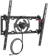 📺 barkan tv wall mount: stronghold for tvs up to 110 lbs with integrated hdtv indoor antenna, auto lock feature, 35 mile max range - fits led oled lcd tva31 black 19” - 65” - tilt antenna tv mount” logo