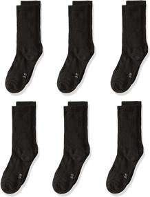 img 1 attached to Trimfit Cotton Socks Comfortoe Black