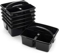 🗄️ black storage caddies with compartments for housekeeping логотип