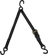 1 inch ratchet cajun tie downs - 3 point tie down for jet ski, sea doo & wave runner - 1 inch x 8 foot logo