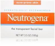 🌿 neutrogena transparent facial bars for acne-prone skin formula - 8 pack, 3.5 ounce each logo