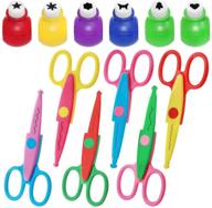 🎨 top 12-piece scrapbooking edging scissors and paper punch craft set for diy crafts, scrapbooking, photo & art projects logo