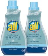 🧺 all fresh clean essentials laundry detergent: sulfate free, fresh scent, 30 oz (2 count, 46 loads) logo