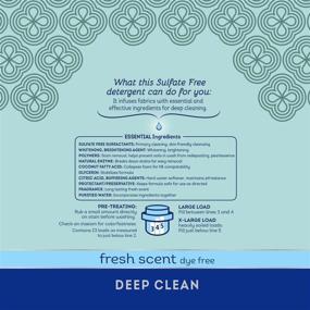 img 2 attached to 🧺 all Fresh Clean Essentials Laundry Detergent: Sulfate Free, Fresh Scent, 30 oz (2 Count, 46 Loads)