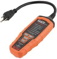 🔌✅ klein tools rt310 receptacle tester: afci and gfci outlet tester for north american ac electrical receptacles logo