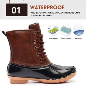 img 3 attached to 👟 Ahannie Waterproof Outdoor Fashion Shoes for Toddler Boys | Perfect Boots for Adventure