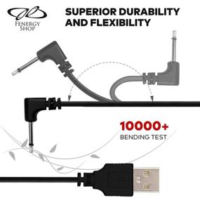 img 1 attached to ⚡️ Efficient Replacement DC Charging Cable - USB Charger Cord (Black) - Fast 2.5mm Charging