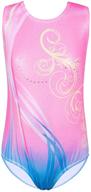 sparkly girls' gymnastics leotards: stylish and functionally athletic clothing for active girls logo