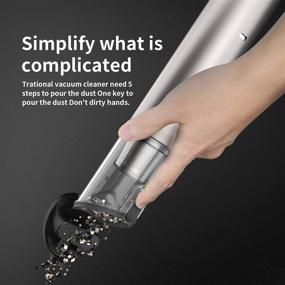 img 1 attached to 🧹 AutoBot VX Cordless Handheld Vacuum Cleaner: Powerful 16Kpa Suction, 120W High Power, Dual Suction Mode – Fast-Charging Vacuum for Home, Car, Pet Hair