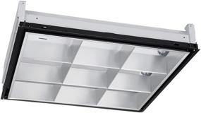 img 2 attached to 🔆 Lithonia Lighting PT2U MV Silver 9-Cell Volt Parabolic Troffer: High-Quality 2x2 Foot Light Fixture