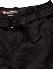 img 1 attached to 🩳 SEO-Optimized: Little Boys' Southpole Canvas Shorts with Belt