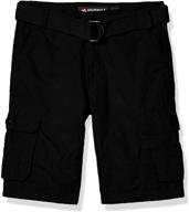 🩳 seo-optimized: little boys' southpole canvas shorts with belt logo