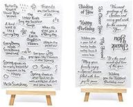 enhance your crafts: joyful home clear stamps set - expressive thinking of you sentiment for card making, decoration, and scrapbooking logo