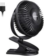 💨 high-performance beskar usb powered clip on fan: small, portable, and sturdy with strong airflow and 3 speeds logo