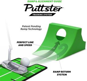 img 1 attached to 🏌️ GoSports Puttster Golf Putting Training System - Master Short Putts Indoors or Outdoors with Ramp Return System