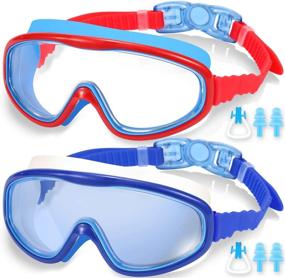 img 4 attached to 🏊 High-Quality EasYoung Children's Swim Goggles (2-Pack) with Wide Vision for Ages 3-15