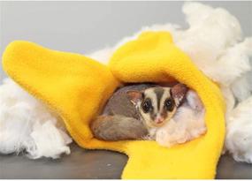 img 1 attached to 🌿 All-Natural Nesting Material: Eco-Friendly 100% Cotton Bedding for Small Pets - Ideal for Sugar Gliders, Squirrels, Hamsters, and More!