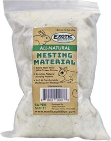 img 4 attached to 🌿 All-Natural Nesting Material: Eco-Friendly 100% Cotton Bedding for Small Pets - Ideal for Sugar Gliders, Squirrels, Hamsters, and More!