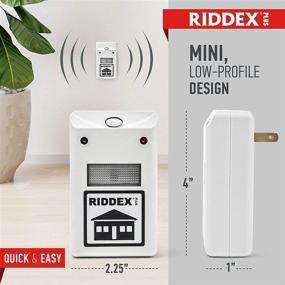 img 2 attached to 🐁 RIDDEX Plus Insect Repellent: Plug-in Mouse Deterrent & Pest Control for Rats, Mice, Roaches, Bugs and Insects - Chemically-Free Defense Against Pests