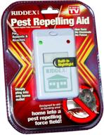 🐁 riddex plus insect repellent: plug-in mouse deterrent & pest control for rats, mice, roaches, bugs and insects - chemically-free defense against pests logo