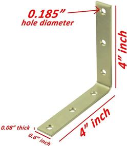 img 1 attached to 🔩 Wideskall Corner Repair Bracket Screws: Premium Industrial Hardware for Convenient Fixes