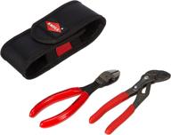 🔧 набор мини-плоскогубцев knipex 00 20 72 v02 с карманом для инструментов на поясе - 2 штуки логотип