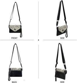 img 1 attached to Montana West Collection Crossbody Shoulder