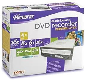 img 1 attached to 📀 Повышенная производительность: Внутренний DVD-привод Memorex 16x Dual Format, двухслойный (32023292)