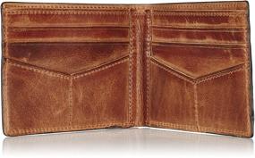 img 1 attached to Fossil Mens Bifold Wallet Brown: 👔 Stylish Men's Accessories for Cards, Cash, and Organization