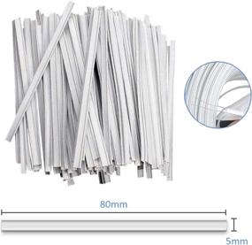 img 2 attached to 🧵 1000PCS Plastic Strips Double Bracket for Sewing Crafts: Durable and Versatile